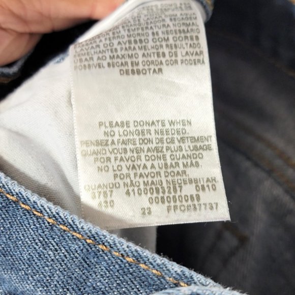 Levi's 505 Men's 2010 Regular Straight Fit Denim Blue Jeans Size 40x30 - Picture 5 of 9